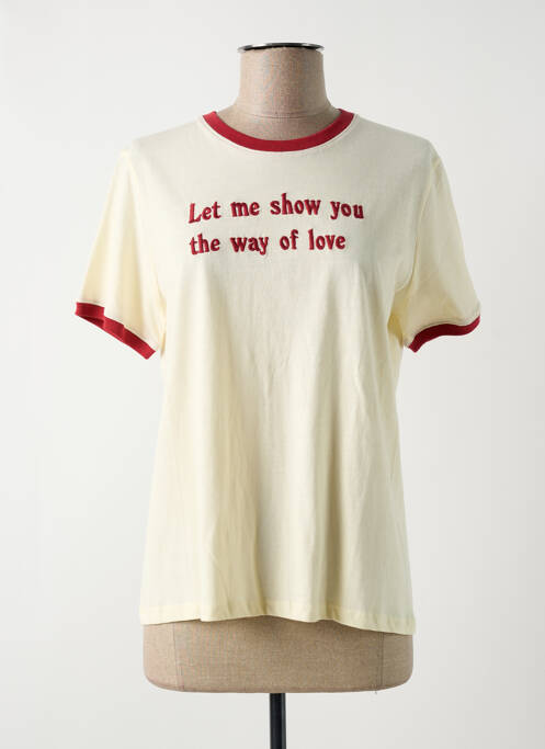 Tricou bej SWILDENS femeie