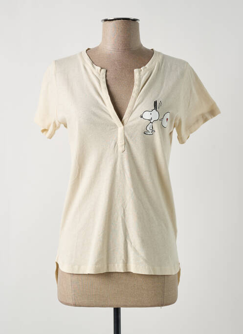 Tricou bej SWILDENS femeie