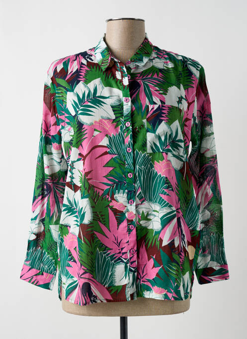 Cămașă verde DES PETITS HAUTS femeie