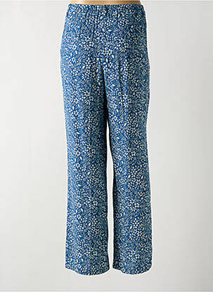 Pantalon drept talie elastică albastru HARRIS WILSON femeie