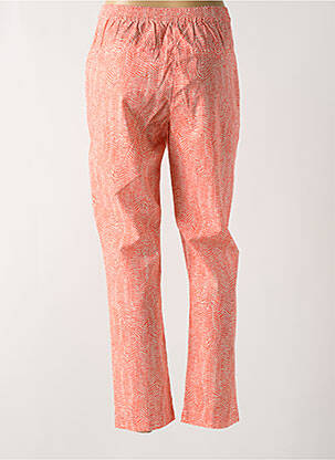 Pantalon drept talie elastică portocalie HARRIS WILSON femeie