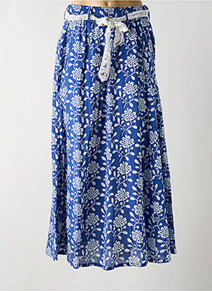 Fustă lungă albastru SWILDENS femeie