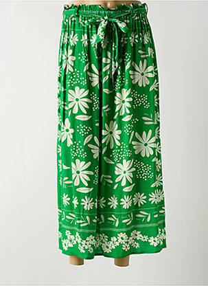 Fustă lungă verde SWILDENS femeie