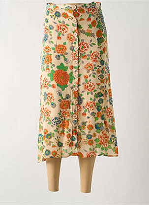 Fustă lungă bej SWILDENS femeie