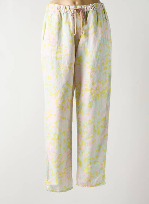 Pantalon drept roz BELLEROSE femeie