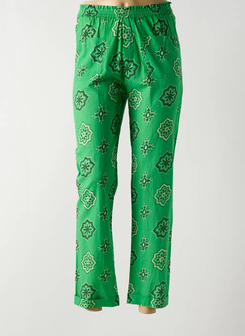 Pantalon 7/8 verde SWILDENS femeie