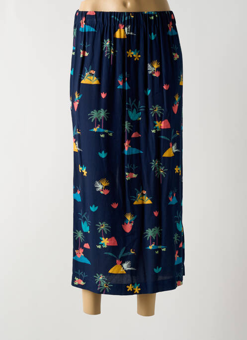 Fustă lungă albastru DES PETITS HAUTS femeie