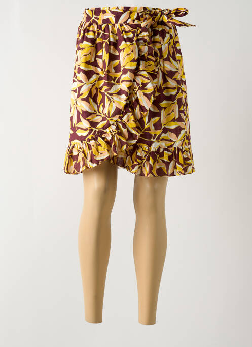 Fustă scurtă maro SOEUR femeie