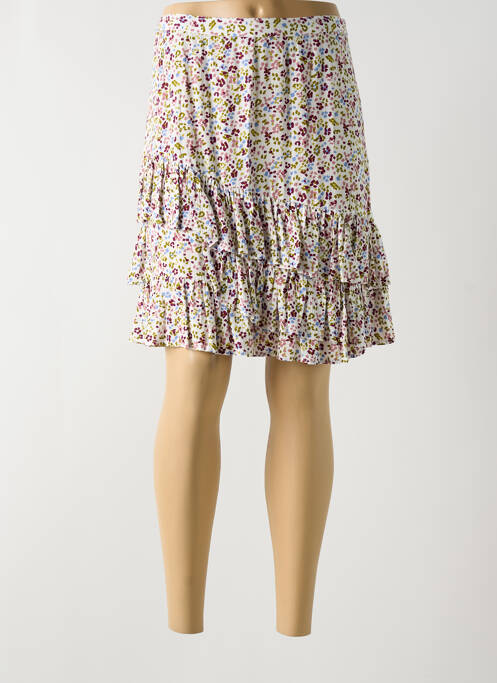 Fustă scurtă alb INDI & COLD femeie