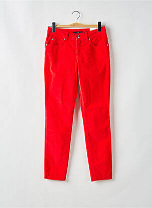 Pantalon slim roșu OUI femeie