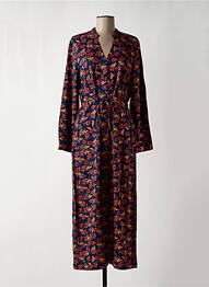 Rochie lungă mâneci lungi mâneci lungi albastru NICE THINGS femme