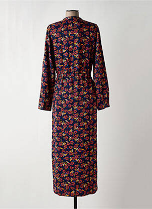 Rochie lungă mâneci lungi mâneci lungi albastru NICE THINGS femeie