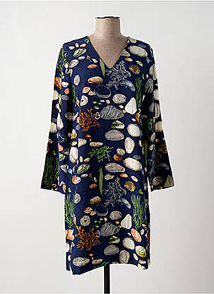 Rochie midi albastru NICE THINGS femeie