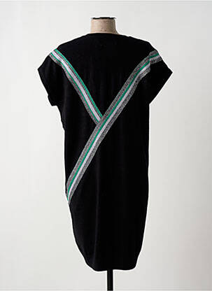 Rochie pulover strânsă pe partea de jos mâneci scurte negru BERENICE femeie