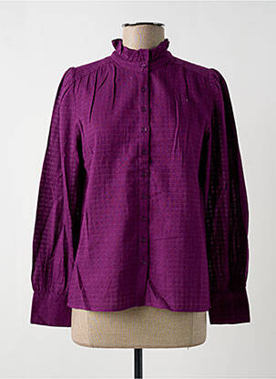 Cămașă violet JOLIE JOLIE PAR PETITE MENDIGOTE femeie