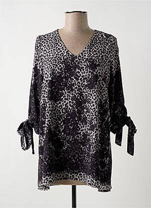 Tunică mâneci lungi gri FRACOMINA femeie