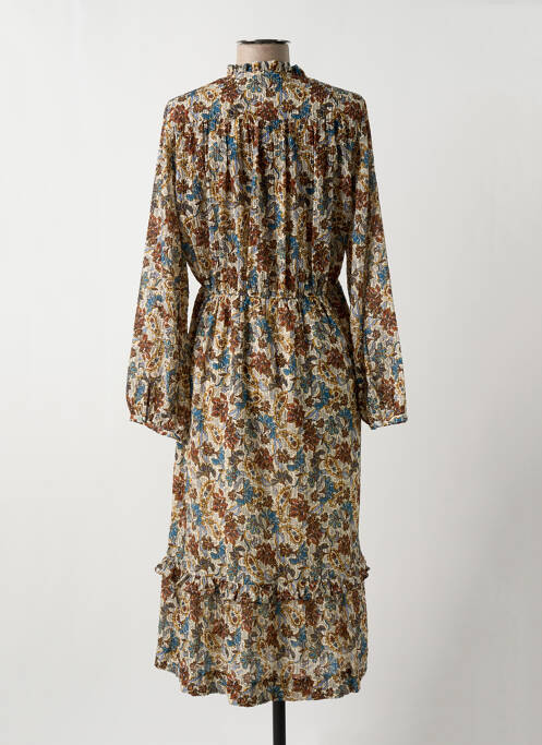 Rochie midi bej C'EST BEAU LA VIE femeie