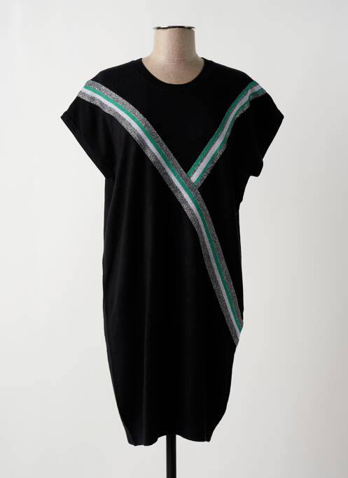 Rochie pulover negru BERENICE femeie