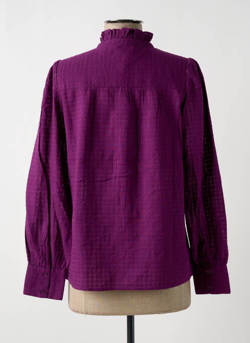 Cămașă violet JOLIE JOLIE PAR PETITE MENDIGOTE femeie