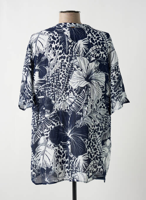 Tunică mâneci scurte albastru FRACOMINA femeie