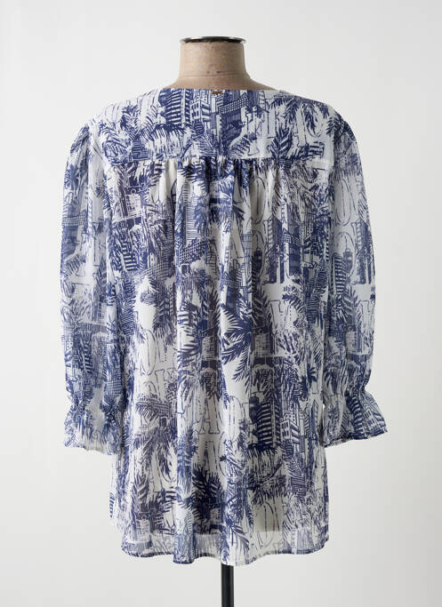 Tunică mâneci lungi albastru FRACOMINA femeie