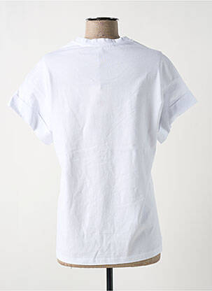 Tricou imprimeu fantezie mâneci scurte alb SECOND FEMALE femeie