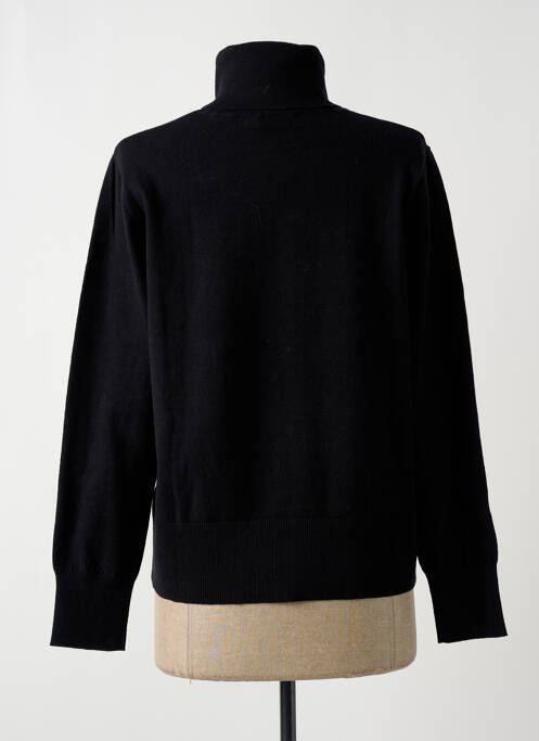 Pulover cu guler înalt negru NICE THINGS femeie