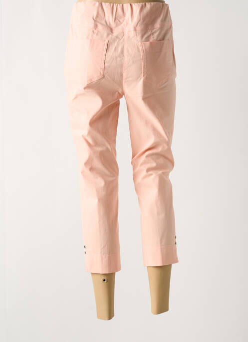 Pantalon trei sferturi roz ADELINA BY SCHEITER femeie