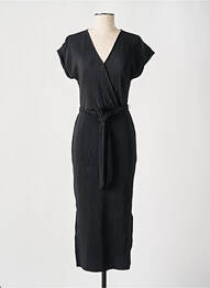 Rochie midi mâneci scurte mâneci scurte negru GARCIA femeie