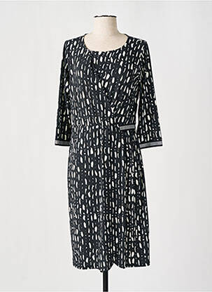 Rochie midi mâneci 3/4 mâneci 3/4 negru PAZ TORRAS femeie
