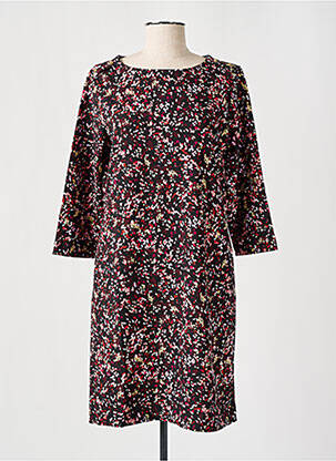 Rochie midi mâneci 3/4 mâneci 3/4 negru GRACIA femeie
