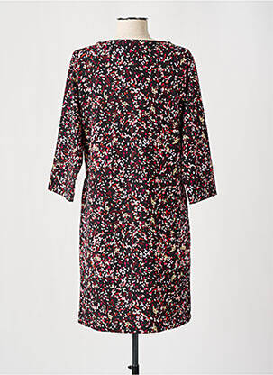 Rochie midi mâneci 3/4 mâneci 3/4 negru GRACIA femeie