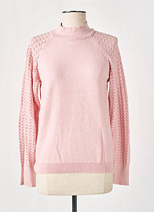 Pulover elasticitate mâneci lungi roz MICHA femme