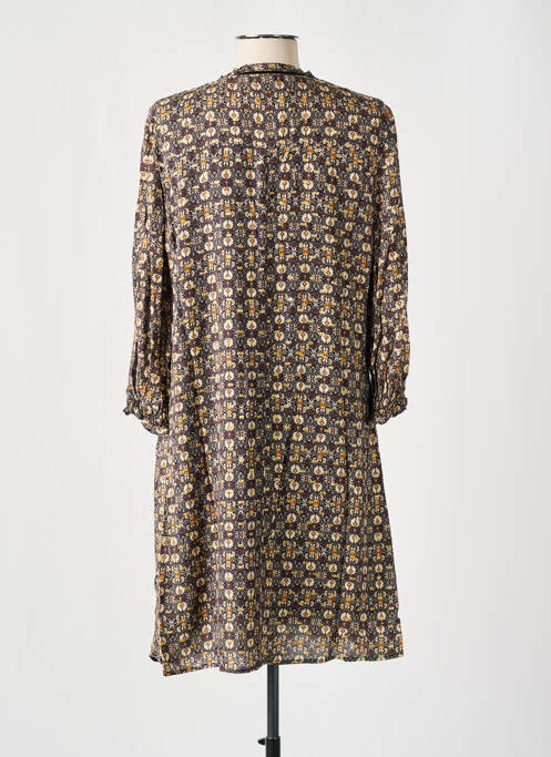 Rochie scurtă maro C'EST BEAU LA VIE femeie