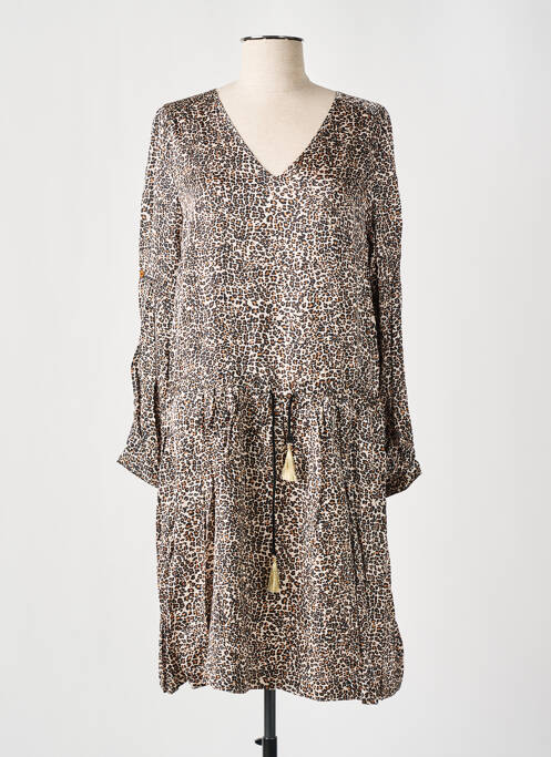 Rochie midi maro LE PETIT BAIGNEUR femeie