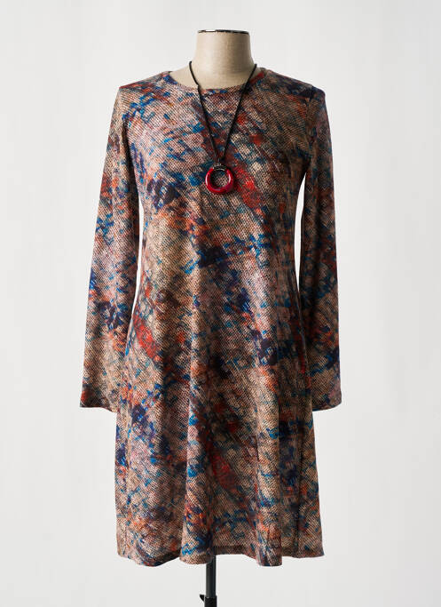 Rochie midi maro TINTA femeie