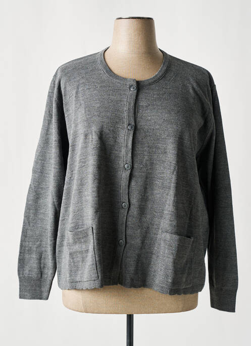 Vestă cu mâneci lungi gri OMC femeie