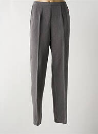 Pantalon slim talie elastică talie înaltă gri OMC femeie