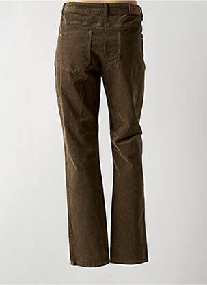 Pantalon slim elasticitate mărime normală verde DIANE LAURY femeie