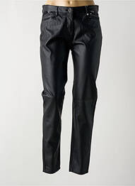 Pantalon slim elasticitate mărime normală negru JULIE GUERLANDE femme