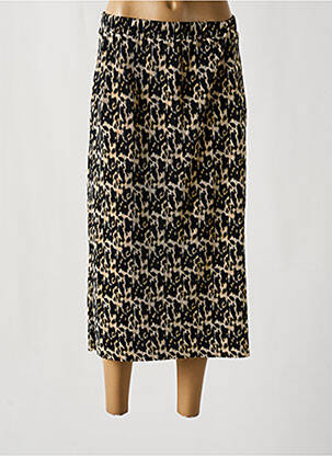 Fustă midi negru GARCIA femeie