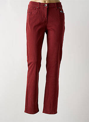 Blugi cu croială slim roșu ANNA MONTANA femeie