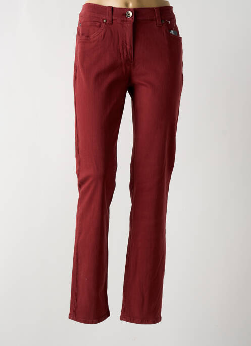 Blugi cu croială slim roșu ANNA MONTANA femeie