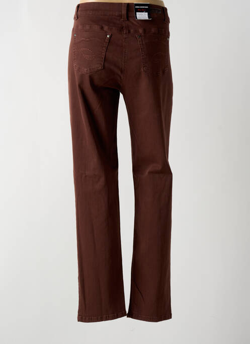 Blugi cu croială slim maro ANNA MONTANA femeie