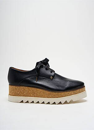 Derby-uri țesătură satinată toc de 4 la 6 cm negru TRUSSARDI JEANS femeie