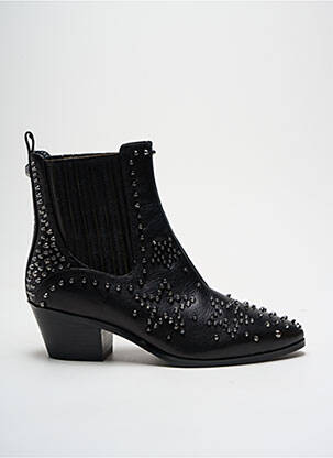 Botine/ghete material neted toc de 4 la 6 cm negru LIU JO femeie