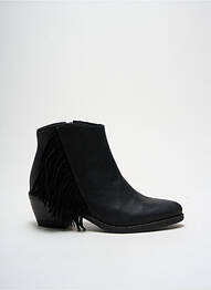 Botine/ghete material neted toc de 4 la 6 cm negru LA FEE MARABOUTEE femme