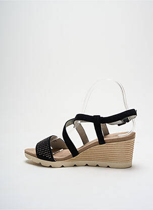 Sandale/pantofi decupați toc platformă toc de 4 la 6 cm negru CAPRICE femeie