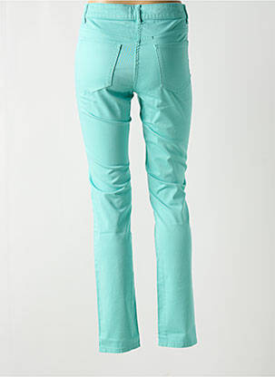 Pantalon slim țesătură poplin mărime normală verde WEILL femeie