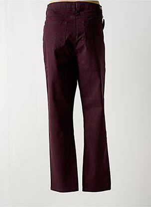 Pantalon slim țesătură poplin mărime normală violet STOOKER femeie